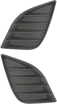 Set Of 2 Front Fog Light Cover Textured Plastic Left Driver & Right Passenger Side Direct Replacement Compatible With 2014-2016 Toyota Corolla TO1039170 TO1038170