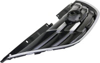 Front Grille Primed Shell And Insert With Chrome Molding Direct Replacement Compatible With 2011-2013 Hyundai Sonata HY1200162 863503S000-PFM