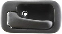 Front Or Rear Interior Door Handle Gray Plastic Left Driver Side Direct Replacement Compatible with 1992-1995 Honda Civic HO1352112 72160SR4A02ZA
