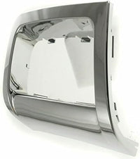 Set Of 2 Front Fog Light Molding Chrome Left Driver & Right Passenger Side Direct Replacement Compatible With 2006-2009 Chevrolet Trailblazer GM1039106 GM1038106 15135188 15135187