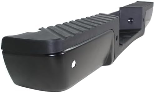 Step Bumper Assembly Primed Steel With Rear Object Sensor Holes Direct Replacement Compatible With 2008-2016 Ford F-Series Super Duty FO1103151 9C3Z17906CPTM-PFM