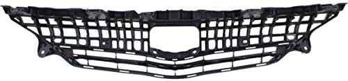 Front Grille Assembly Gray Shell And Insert With Chrome Molding Plastic Direct Replacement Compatible With 2012-2014 Toyota Prius V TO1200348 5310147010