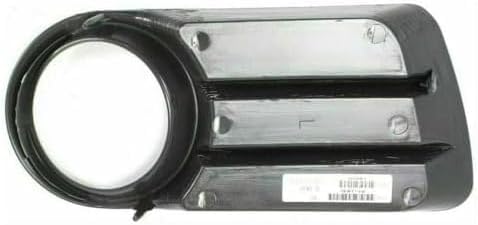 Front Bumper Center Grille + Fog Light Molding Primed With Fog Light Holes Right Passenger & Left Driver Side Direct Replacement Compatible With 2002-2005 Ford Explorer FO1036107