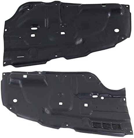 Set Of 2 Front Engine Splash Shield Under Cover Right Passenger & Left Driver Side Direct Replacement Compatible With 2011-2012 Toyota Avalon TO1228173 TO1228172 5144107020 5144207020