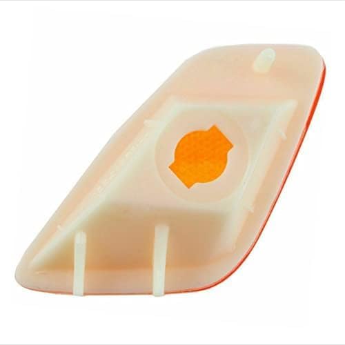 Set Of 2 Front Side-Marker Lamp Lens And Housing Right Passenger & Left Driver Side Direct Replacement Compatible With 1997-2006 Jeep Wrangler CH2550120 CH2551120 55155629AC