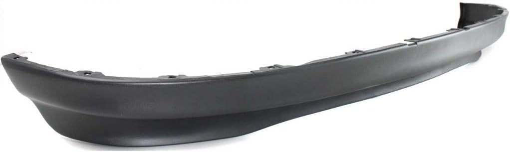 Front Lower Valance Panel Textured Plastic Without Tow Hook Holes Direct Replacement Compatible With 1997-1998 Ford F-150 / F-250 FO1095165 F65Z17626AC