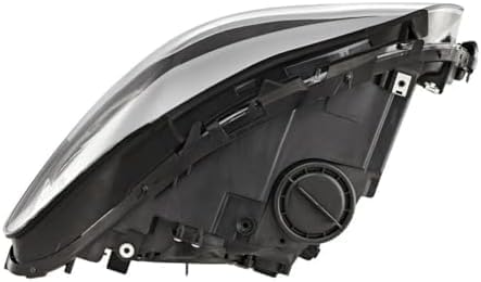 Front Headlight Assembly Halogen Left Driver Side Direct Replacement Compatible With 2011-2013 BMW 5-Series BM2502174 63117203243