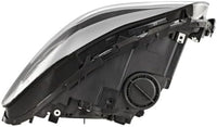 Front Headlight Assembly Halogen Left Driver Side Direct Replacement Compatible With 2011-2013 BMW 5-Series BM2502174 63117203243