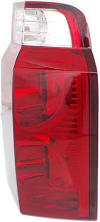 Set Of 2 Tail Light Lens and Housing Plastic Left Driver & Right Passenger Side Direct Replacement Compatible With 2006-2010 Jeep Commander CH2819108 CH2818107 55396458AH 55396459AH