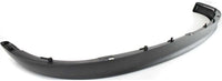 Front Bumper Chrome Steel + Upper Cover Primed + Lower Valance Air Dam Textured + Brackets Left & Right Side Direct Replacement Compatible With 2002-2005 Dodge Ram 1500 CH1002383