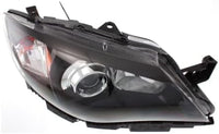 Set Of 2 Front Head Light Assembly Plastic Left Driver & Right Passenger Side Direct Replacement Compatible With 2008-2011 Subaru Impreza SU2503125 SU2502125 84001FG241 84001FG251
