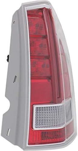 Set Of 2 Tail Light Assembly Plastic With Red Accent Left Driver & Right Passenger Side Direct Replacement Compatible With 2013-2014 Chrysler 300 CH2819134C CH2818134C