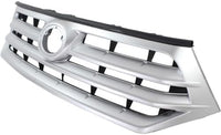 Front Grille Assembly Painted Silver Shell And Insert Direct Replacement Compatible With 2011-2013 Toyota Highlander TO1200346 531010E020