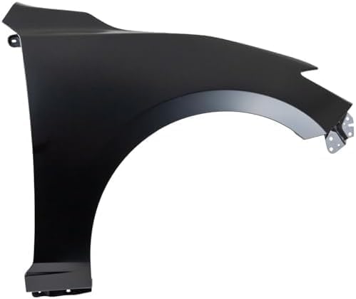 Front Fender Primed Steel Right Passenger Side Without Signal Light Hole Direct Replacement Compatible With 2014-2018 Mazda 3 MA1241172 BJS752111