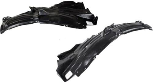 New Front Rear Section Fender Liners Right Passenger & Left Driver Side Direct Replacement for Nissan 350Z 2003-2009 63842CD000 63843CD000 NI1251131 NI1251138 NI1250131 NI1250138