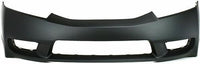 Front Bumper Cover Primed Direct Replacement Compatible With 2009-2011 Honda Civic HO1000266 04711SNAA90ZZ
