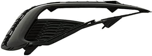 Set Of 2 Front Fog Light Molding Textured Air Inlet Finisher Right Passenger & Left Driver Side Direct Replacement Compatible With 2019-2020 Kia Optima KI1039132 KI1038132 86594D5500
