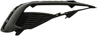 Set Of 2 Front Fog Light Molding Textured Air Inlet Finisher Right Passenger & Left Driver Side Direct Replacement Compatible With 2019-2020 Kia Optima KI1039132 KI1038132 86594D5500