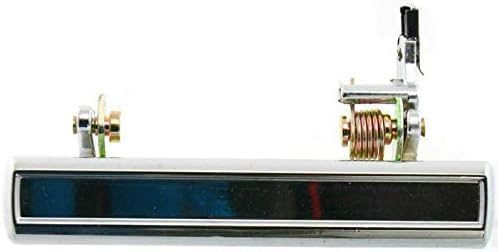Set of 2 Front Exterior Door Handle Chrome Left Driver & Right Passenger Side Direct Replacement Compatible with 1973-1981 Pontiac Firebird GM1311110 GM1310110 20099252 20099254