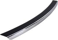Rear Bumper Step Pad With Chrome Trim Plastic Direct Replacement Compatible With 2011-2017 Jeep Compass/Patriot CH1144101 68091514AA