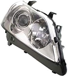 Front Head Light Lens And Housing Halogen Right Passenger & Left Driver Side Direct Replacement Compatible With 2007-2009 Lexus ES350 LX2502134 LX2503134 8117033670 8113033670