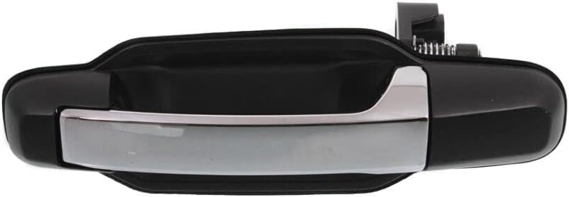 Front & Rear Exterior Door Handle Primed Bezel with Chrome Lever Left and Right Side Direct Replacement Compatible with Kia Sorento 2003-2009 KI1521112 KI1520112 KI1311112 KI1310112