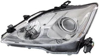 Set Of 2 Front Headlight Lens And Housing Halogen Left Driver & Right Passenger Side Direct Replacement Compatible With 2006-2008 Lexus IS250 / IS350 LX2502132 LX2503132 8113053270