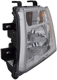 Set Of 2 Front Head Light Assembly Plastic Left Driver & Right Passenger Side Direct Replacement Compatible With 2005-2008 Nissan Frontier / 2005-2007 Pathfinder NI2502157 NI2503157