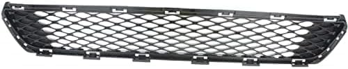 Front Bumper Grille Primed Plastic Direct Replacement Compatible With 2014-2015 Kia Optima KI1036122 865614C500
