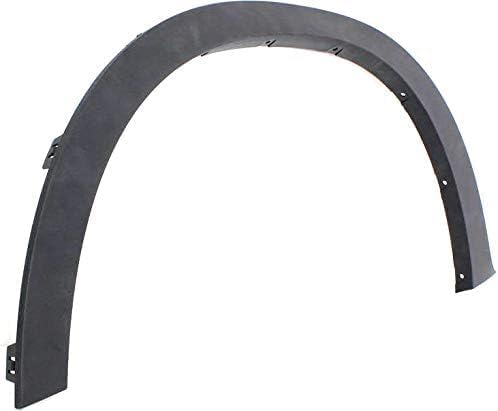 Front Fender Trim Molding Wheel Arch Primed Left Driver Side Direct Replacement Compatible With 2007-2013 BMW X5 BM1290100 51777158427