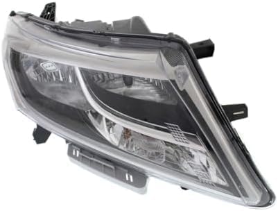 Set Of 2 Front Head Light Assembly Plastic Left Driver & Right Passenger Side Direct Replacement Compatible With 2013-2016 Nissan Pathfinder NI2503221 NI2502221 260103KA0B 260603KA0B