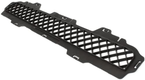 Front Bumper Lower Grille Textured Gray Plastic Without Fog Light Holes Direct Replacement Compatible With 2006-2010 Hummer H3 HU1036100 25821170