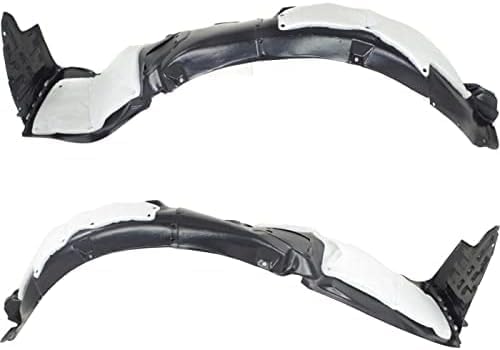 Set Of 2 Front Fender Liner Right Passenger & Left Driver Side Direct Replacement Compatible With 2012-2013 Hyundai Sonata HY1249134 HY1248134 868123Q500 868113Q500