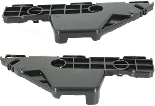 Set of 2 Rear Bumper Front Section Support Bracket Plastic Left Driver & Right Passenger Side Direct Replacement Compatible with 2008-2013 Toyota Highlander TO1143104 TO1142104