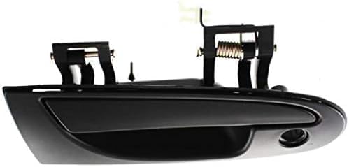 Front Exterior Door Handle Smooth Black Right Passenger Side Direct Replacement Compatible with 1995-1997 Mitsubishi Eclipse MI1311110 MR712053 MB913152