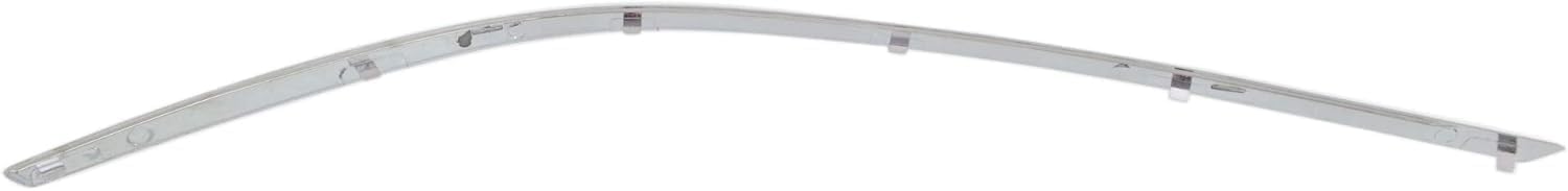Front Bumper Outer Trim Molding Chrome Direct Replacement Compatible With 2010-2013 Mercedes Benz E-Class MB1046115 2078851921
