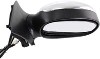 Set of 2 Front Power Mirror Manual Folding Non-Heated Chrome Right Passenger & Left Driver Side Direct Replacement Compatible With 1997-1999 Ford F-250/1997-2004 F-150 FO1320138