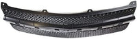 Front Grille Primed Shell And Insert Without Center Bar Plastic Direct Replacement Compatible With 2005-2009 Chevrolet Equinox GM1200527 5481230