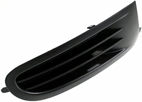 Set Of 2 Front Fog Light Cover Textured Dark Gray Plastic Right Passenger & Left Driver Side Direct Replacement Compatible With 2010-2014 Volkswagen Golf VW1039118 VW1038118