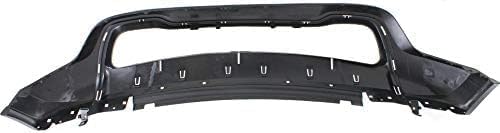 Front Bumper Upper And Lower Cover + Grille & Frame Direct Replacement Compatible With 2014-2016 Jeep Grand Cherokee CH1014105 CH1015114 CH1036128 CH1037107 1WL27TZZAC 68143076AD