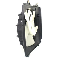 Front Radiator Left Driver + AC Condenser Fan Assembly Right Passenger Side Direct Replacement Compatible with 2006-2011 Honda Civic HO3115129 HO3110115 38616RNAA01 19015RNAA01