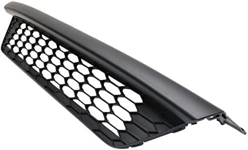 Front Bumper Lower Grille Textured Gray Plastic Direct Replacement Compatible With 2015-2017 Honda Fit HO1036121 71102T5RA00
