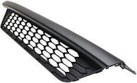 Front Bumper Lower Grille Textured Gray Plastic Direct Replacement Compatible With 2015-2017 Honda Fit HO1036121 71102T5RA00