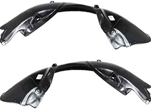 Set Of 2 Front Fender Liner Left Driver and Right Passenger Side Direct Replacement Compatible With 2005-2010 Chrysler 300/2006-2010 Dodge Charger / 2005-2008 Magnum CH1251128