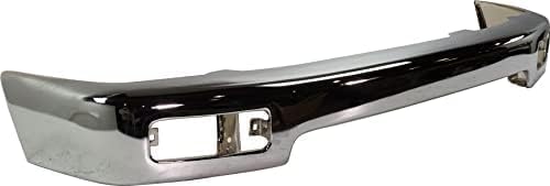 Front Bumper Face Bar Chrome Steel Direct Replacement Compatible With 1996-1998 Toyota 4Runner TO1002162 5210135300