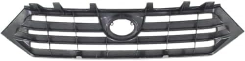 Front Grille Assembly Painted Silver Shell And Insert Direct Replacement Compatible With 2011-2013 Toyota Highlander TO1200346 531010E020