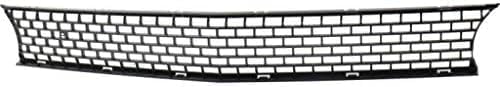 Front Grille Textured Shell And Insert Plastic Direct Replacement Compatible With 2015-2020 Dodge Challenger CH1200399 6PB51RXFAA