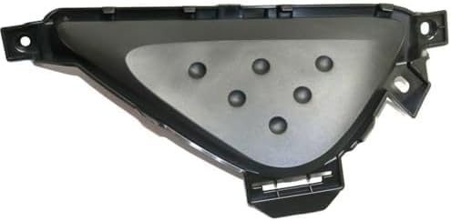 Set Of 2 Front Fog Light Cover Textured Plastic Left Driver & Right Passenger Side Direct Replacement Compatible With 2016-2018 Toyota Prius TO1039190 TO1038190 5211247060 5211347060