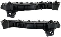 Set Of 2 Front Bumper Bracket Plastic Left Driver & Right Passenger Side Direct Replacement Compatible With 2009-2013 Subaru Forester SU1043101 SU1042101 57707SC040 57707SC050