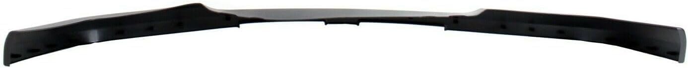 Front Bumper Chrome Steel + Upper Cover + Lower Valance Textured Direct Replacement Compatible With Chevrolet Silverado 1500 2003-2006 / Avalanche 2002-2006 GM1051110 GM1002416